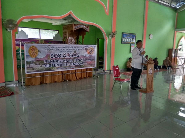 Kakan BPN Bengkalis Sosialisasikan PTSL Tahun 2017